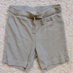 Mar Mar Copenhagen 4T Green Ribbed Shorts Boys Unisex